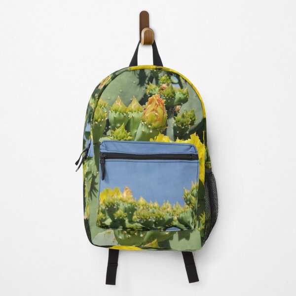Item preview, Yellow prickly pear blossoms against the sky designed and sold by River Graphic Design.