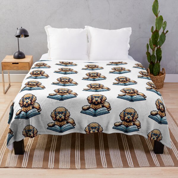 Item preview, Goldendoodle Reading designed and sold by TheAnimalZ00.