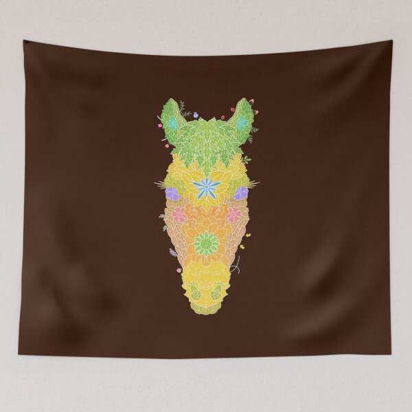 Item preview, Floral  Animal "Horse" WeArePrettierThanFlowers designed and sold by 366birthflower.