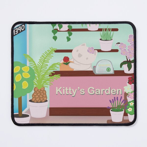 Item preview, Cute Kitty Flower Shop designed and sold by Catphonesoup.