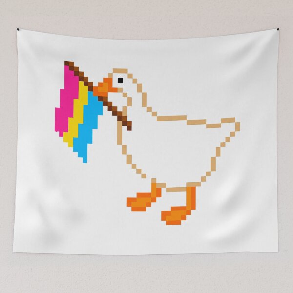 Item preview, Duck with LGBTIQ+ flag. Pansexual flag. designed and sold by Renlexd.