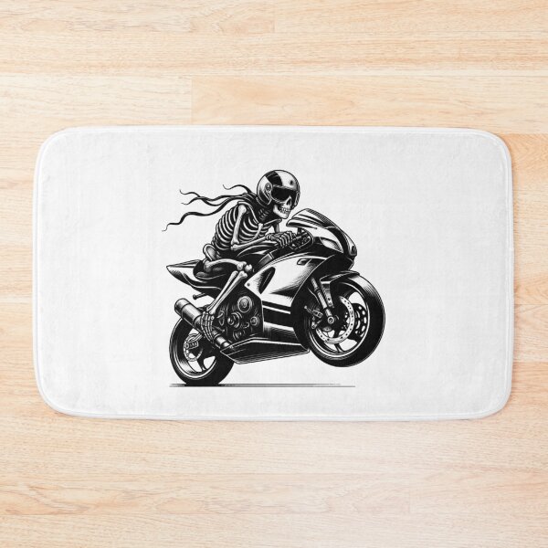 Item preview, SKELETON DARK MOTORCYCLE RACING BYKER RACING CAR NASCAR MOTO GP CHOPPER #ogirdor designed and sold by ogirdorgraphics.