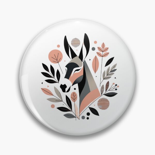Item preview, Abstract Floral Donkey designed and sold by TheAnimalZ00.