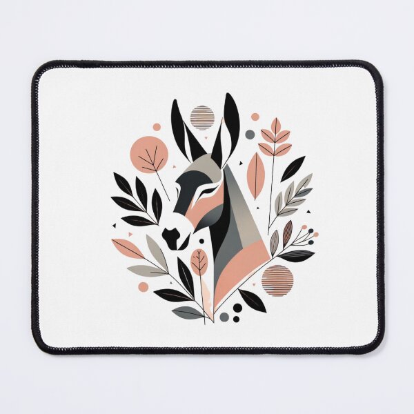 Item preview, Abstract Floral Donkey designed and sold by TheAnimalZ00.