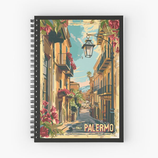 Item preview, A Vintage Travel Illustration of Palermo - Italy designed and sold by GoodOldVintage.