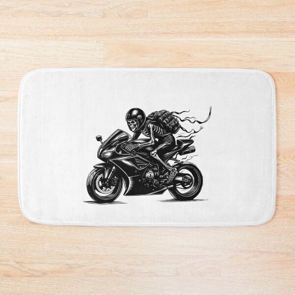 Item preview, SKELETON DARK MOTORCYCLE RACING BYKER RACING CAR NASCAR MOTO GP CHOPPER #ogirdor designed and sold by ogirdorgraphics.