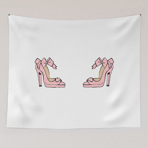 Item preview, Pink bow heels designed and sold by kgold726.