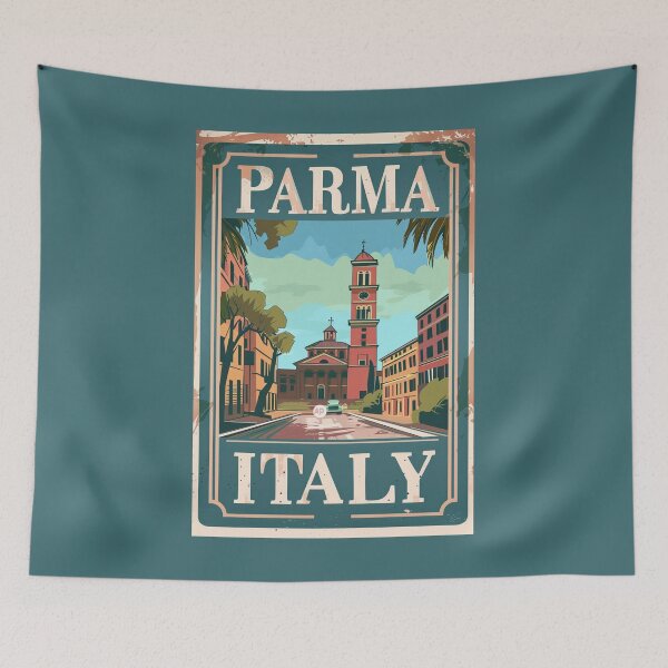 Item preview, A Vintage Travel Illustration of Parma - Italy designed and sold by GoodOldVintage.