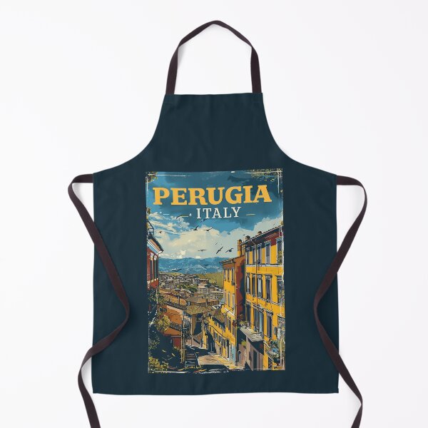 Item preview, A Vintage Travel Illustration of Perugia - Italy designed and sold by GoodOldVintage.