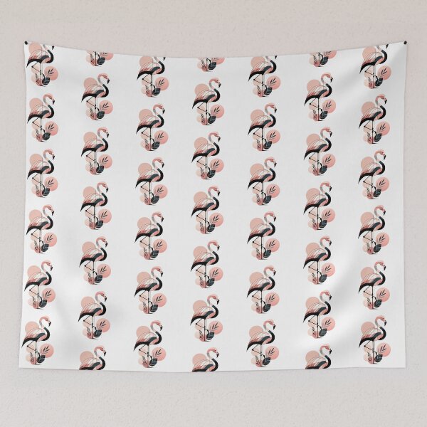 Item preview, Abstract Floral Flamingo designed and sold by TheAnimalZ00.