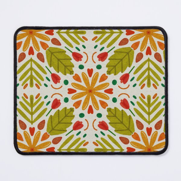Item preview, Vibrant Symmetric Floral Pattern designed and sold by Larify.