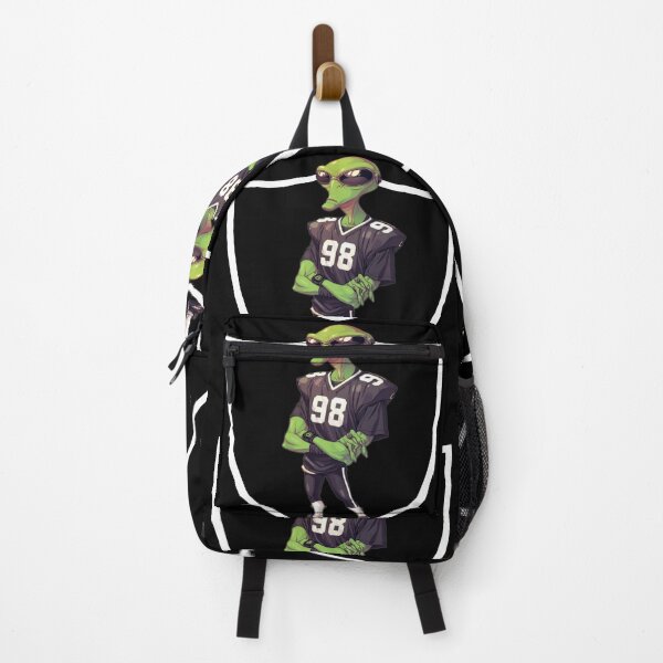 Item preview, alien wearing 98 Raider jersey designed and sold by My Team Designs.