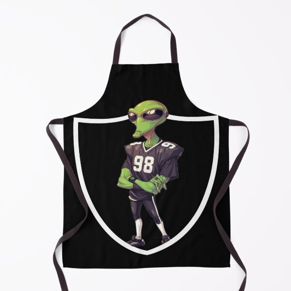 Item preview, alien wearing 98 Raider jersey designed and sold by My Team Designs.