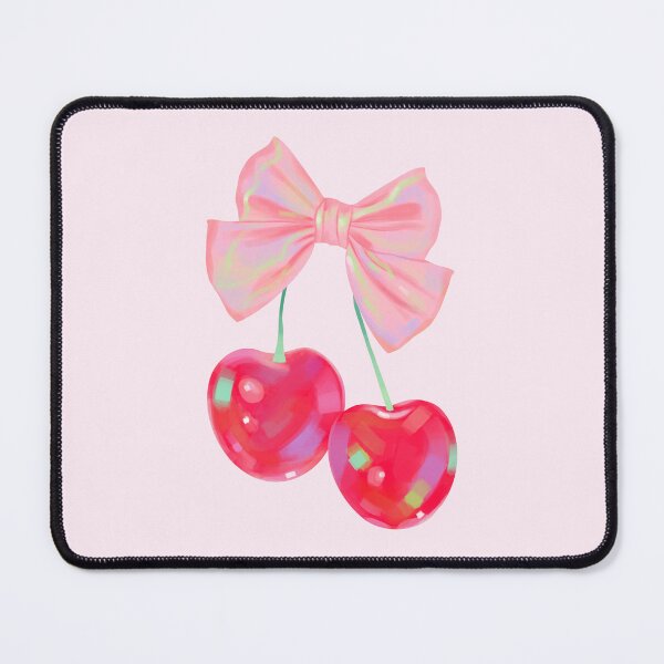 Item preview, Holographic Coquette Pink Bow Cherry  designed and sold by Dazzline Designs.