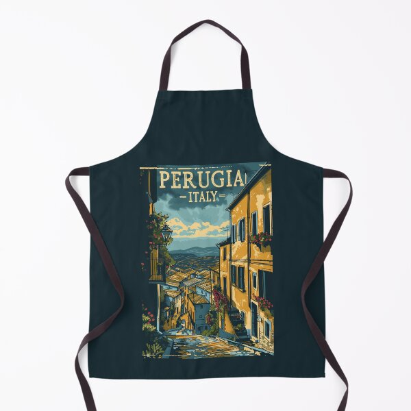 Item preview, A Vintage Travel Illustration of Perugia - Italy designed and sold by GoodOldVintage.