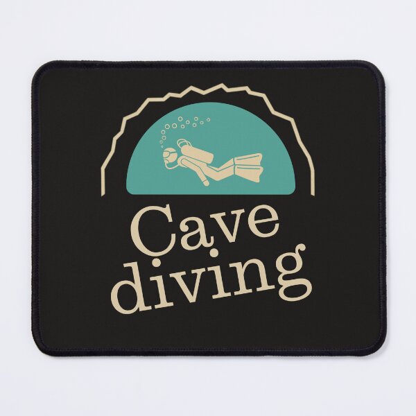Item preview, Scuba Diver in a Cave. Cave Diving. designed and sold by Anniko Art Studio.
