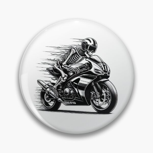 Item preview, SKELETON DARK MOTORCYCLE RACING BYKER RACING CAR NASCAR MOTO GP CHOPPER #ogirdor designed and sold by ogirdorgraphics.