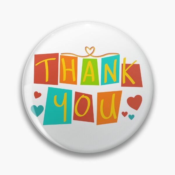 Item preview, Thank You Colorful Funny Design designed and sold by Modern-Tropical.