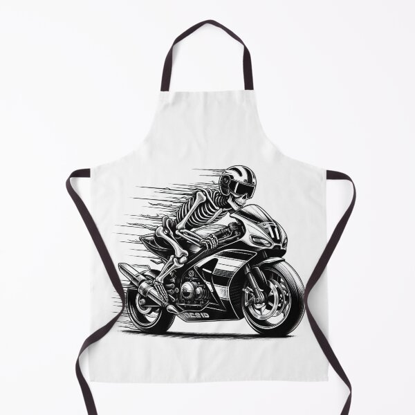 Item preview, SKELETON DARK MOTORCYCLE RACING BYKER RACING CAR NASCAR MOTO GP CHOPPER #ogirdor designed and sold by ogirdorgraphics.