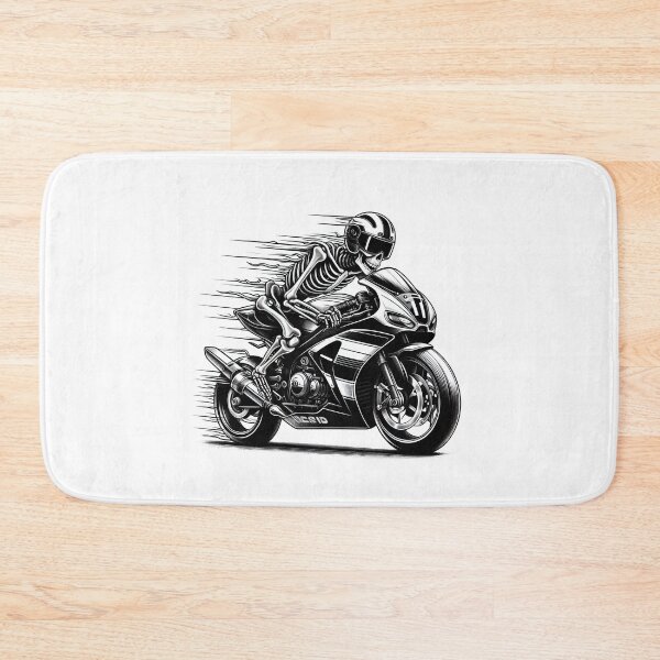 Item preview, SKELETON DARK MOTORCYCLE RACING BYKER RACING CAR NASCAR MOTO GP CHOPPER #ogirdor designed and sold by ogirdorgraphics.