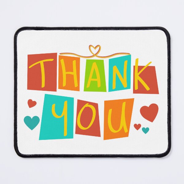 Item preview, Thank You Colorful Funny Design designed and sold by Modern-Tropical.