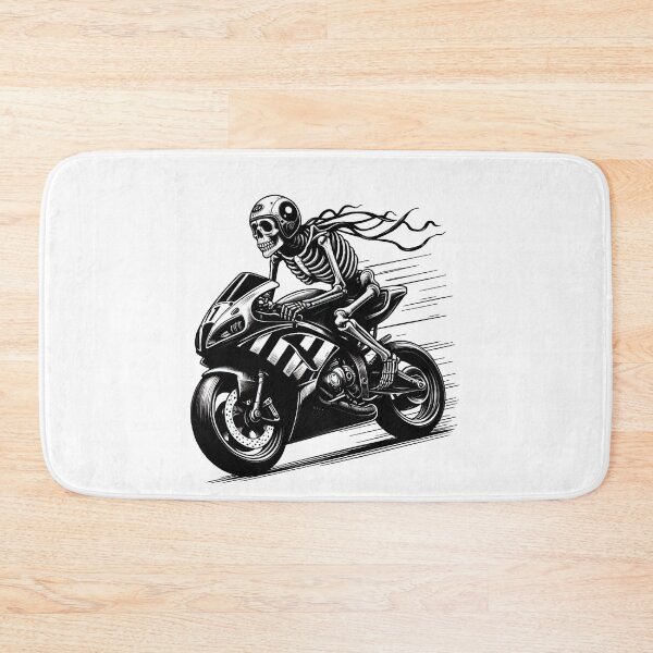 Item preview, SKELETON DARK MOTORCYCLE RACING BYKER RACING CAR NASCAR MOTO GP CHOPPER #ogirdor designed and sold by ogirdorgraphics.