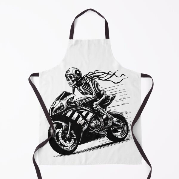 Item preview, SKELETON DARK MOTORCYCLE RACING BYKER RACING CAR NASCAR MOTO GP CHOPPER #ogirdor designed and sold by ogirdorgraphics.