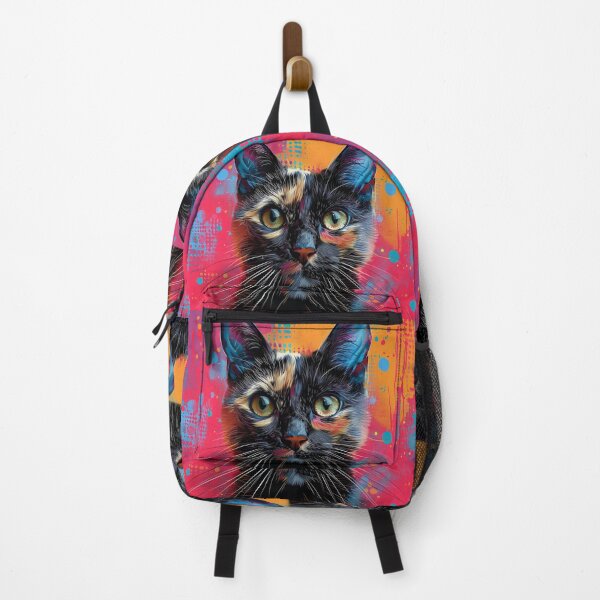 Item preview, Calico Cat Art Canvas, Handcrafted Cat Lover's Decor, Excellent Pet Lovers Gift designed and sold by SavageKitties.