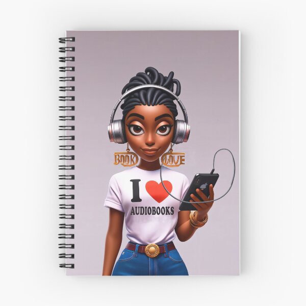 Item preview, I ❤️ Audiobooks  designed and sold by Antuan Simmons.