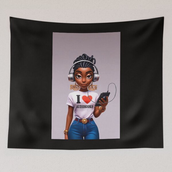 Item preview, I ❤️ Audiobooks  designed and sold by Antuan Simmons.