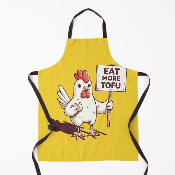 Item preview, Eat More Tofu, Funny Vegan Slogan, for Animal Lovers designed and sold by Mariana Piana.