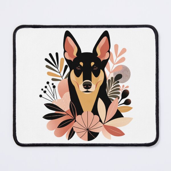 Item preview, Abstract Floral Australian Kelpie designed and sold by TheAnimalZ00.