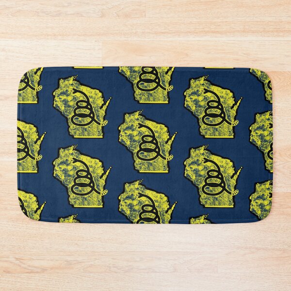 Item preview, WISCONSIN - Don't Tread on Me - Gadsden Snake Flag  designed and sold by pelagio.