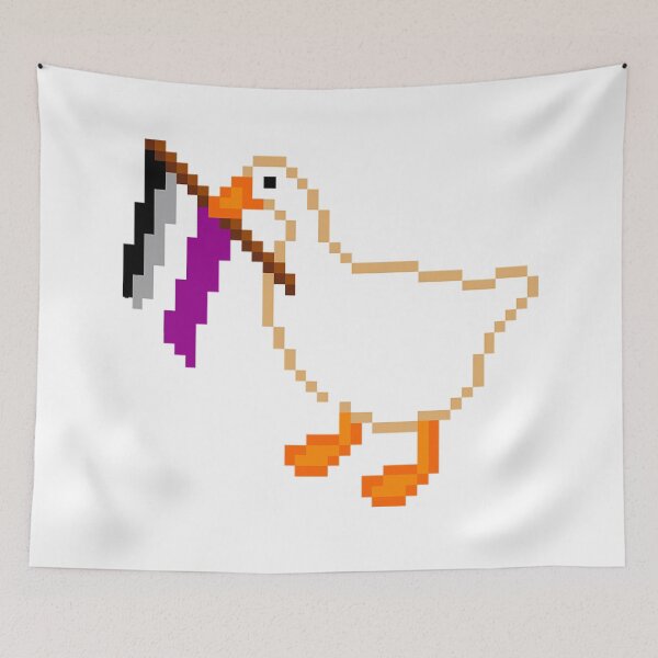 Item preview, Duck with LGBTIQ+ flag. Asexual flag. designed and sold by Renlexd.