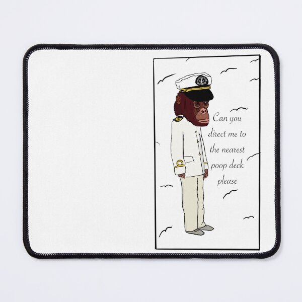Item preview, The Nearest Poop Deck PoorlyDrawnMonkeyProject designed and sold by poordrawnmonkey.
