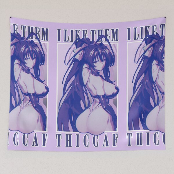 Item preview, I Like Them Thicc AF Akeno Himejima #1 Lilac Pastel Aesthetic designed and sold by MikaseSan.