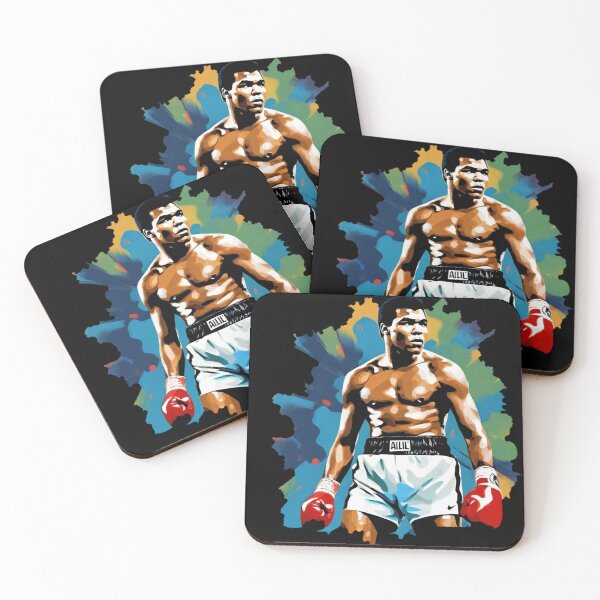 Aperçu de l'œuvre Mohammad Ali avec des couleurs éclatantes créée et vendue par brain301.