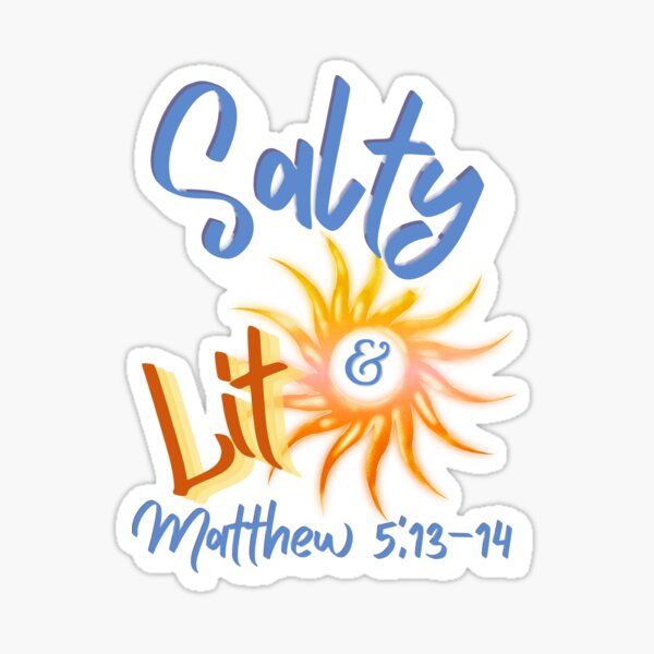 Item preview, Salty & Lit (sunburst) designed and sold by Tripp Art Studio.