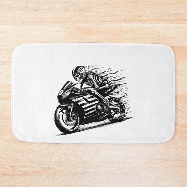 Item preview, SKELETON DARK MOTORCYCLE RACING BYKER RACING CAR NASCAR MOTO GP CHOPPER #ogirdor designed and sold by ogirdorgraphics.