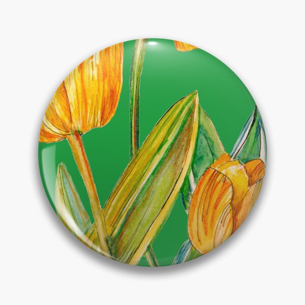 Item preview, Tulips pattern with leaves designed and sold by Liliana  Donato.