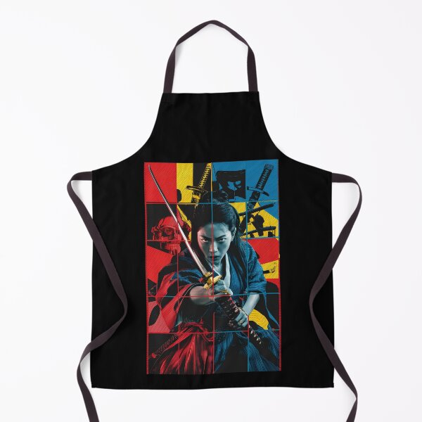 Item preview, Female Samurai In Robe (Onna-Musha) - Design 2 designed and sold by JoeNeckbone's Hangout.