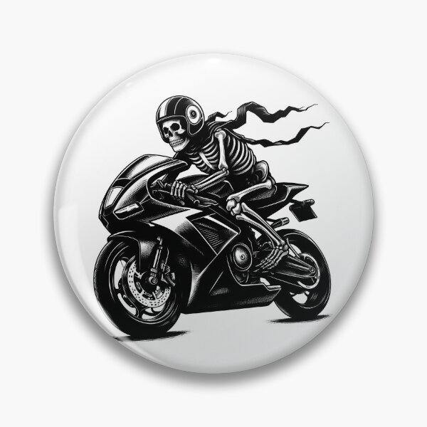 Item preview, SKELETON DARK MOTORCYCLE RACING BYKER RACING CAR NASCAR MOTO GP CHOPPER #ogirdor designed and sold by ogirdorgraphics.