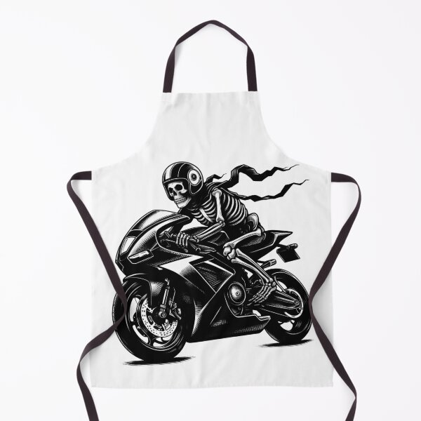 Item preview, SKELETON DARK MOTORCYCLE RACING BYKER RACING CAR NASCAR MOTO GP CHOPPER #ogirdor designed and sold by ogirdorgraphics.