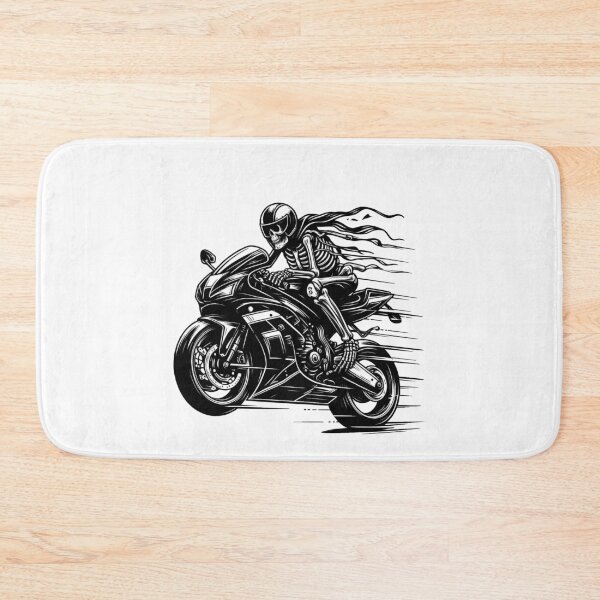 Item preview, SKELETON DARK MOTORCYCLE RACING BYKER RACING CAR NASCAR MOTO GP CHOPPER #ogirdor designed and sold by ogirdorgraphics.