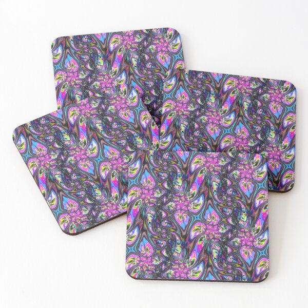 Item preview, Abstract Smudged Melting Fractal Flowers 6 designed and sold by SXW Designs.