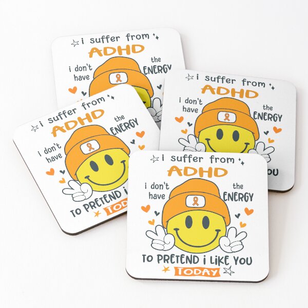 Item preview, I suffer from ADHD i do not have the ENERGY to pretend i like you TODAY designed and sold by KatMercerr.