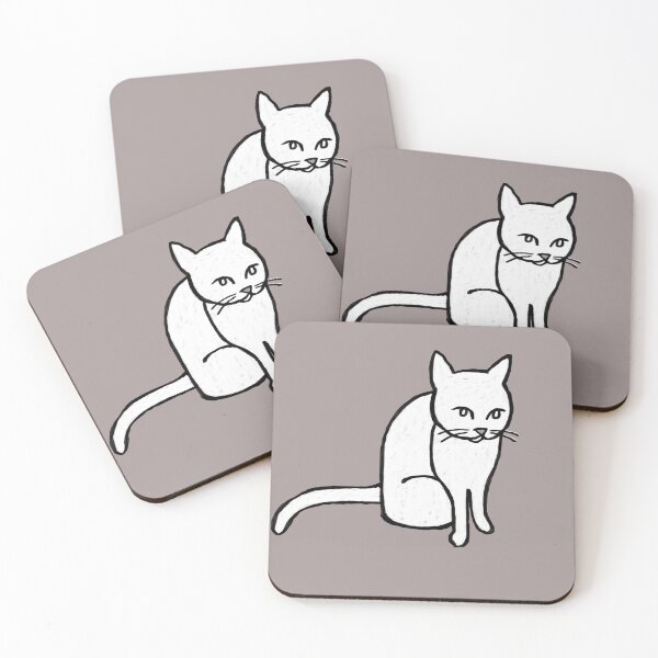 Item preview, Cute kitty cat designed and sold by badlydrawnbabe.