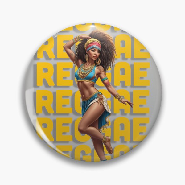 Item preview, reggae dancer afro woman design designed and sold by La Loca.