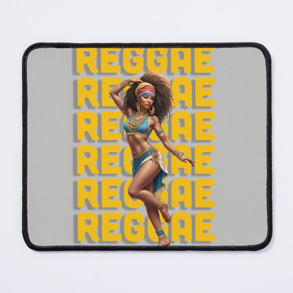 Item preview, reggae dancer afro woman design designed and sold by La Loca.