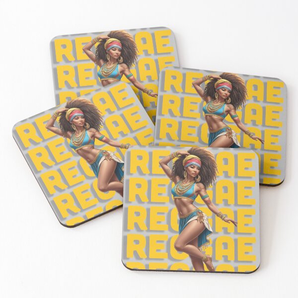 Item preview, reggae dancer afro woman design designed and sold by La Loca.